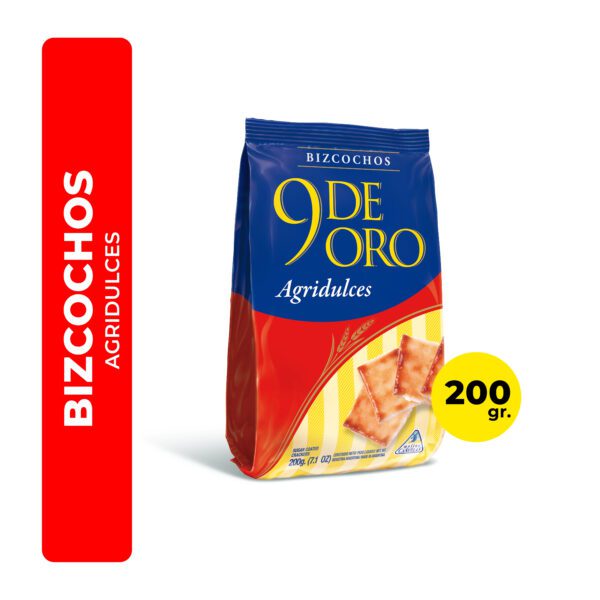GALLETITAS 9 DE ORO AGRIDULCE 200G