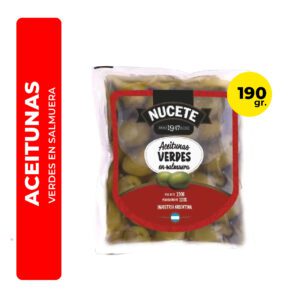 ACEITUNAS VERDES NUCETE 190G