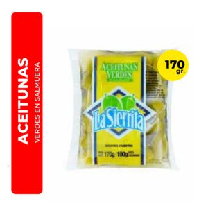 ACEITUNAS VERDES LA SIERRITA 170G