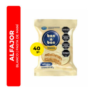 ALFAJOR BON O BON BLANCO 40G