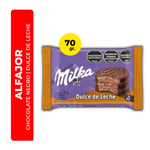 ALFAJOR MILKA DULCE DE LECHE TRIPLE 70G