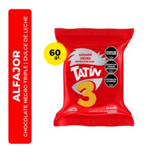 ALFAJOR TATÍN TRIPLE NEGRO 60G