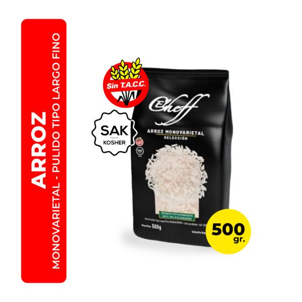 ARROZ LARGO FINO EL CHEFF 500G
