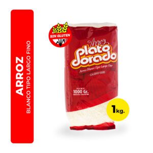 ARROZ LARGO FINO 0000 PLATO DORADO 1K
