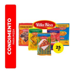 CONDIMENTO PARA PIZZA VILLA RICA 25G