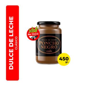 DULCE DE LECHE CLÁSICO PONCHO NEGRO 450G