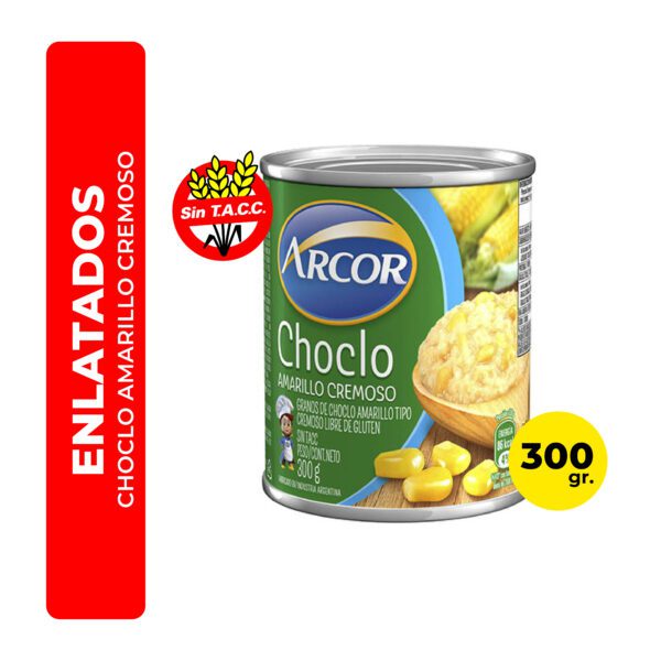 CHOCLO AMARILLO CREMOSO ARCOR 300G