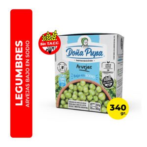 ARVEJAS BAJO EN SODIO DOÑA PUPA 340G