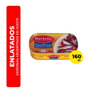SARDINAS EN ACEITE MARBELLA 160G