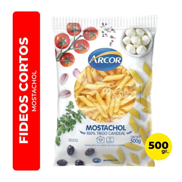FIDEOS MOSTACHOL ARCOR 500G