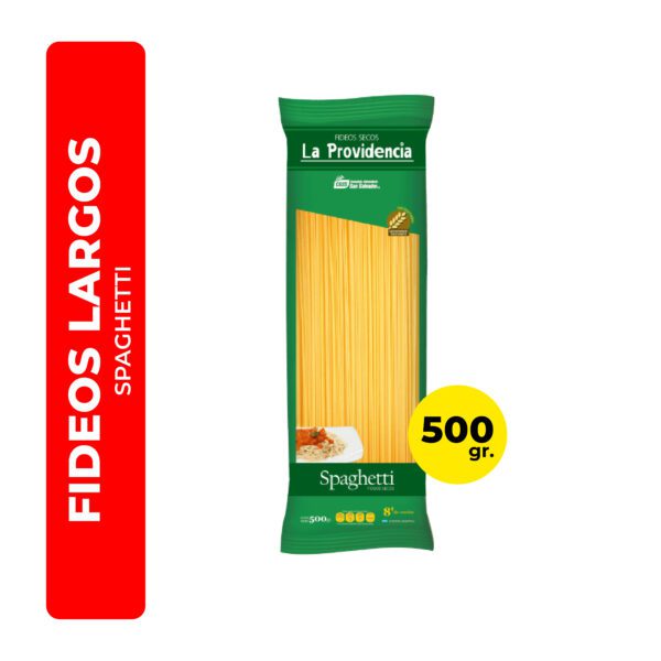 FIDEOS SPAGHETTI LA PROVIDENCIA 500G