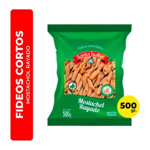 FIDEOS MOSTACHOL RAYADO SANTA ISABEL 500G