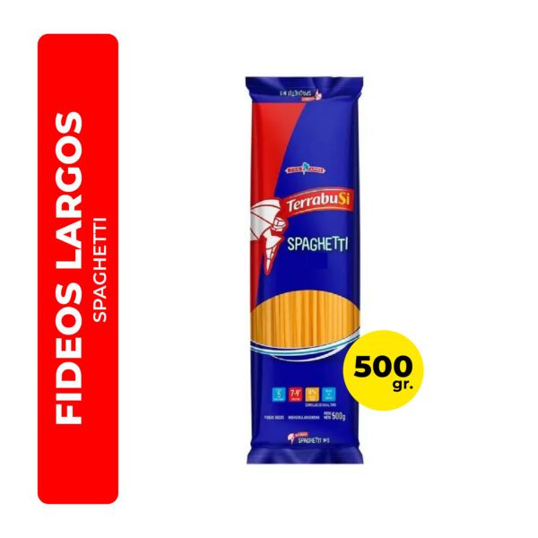 FIDEOS SPAGHETTI TERRABUSI 500G