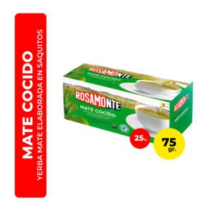 MATE COCIDO ROSAMONTE 25U