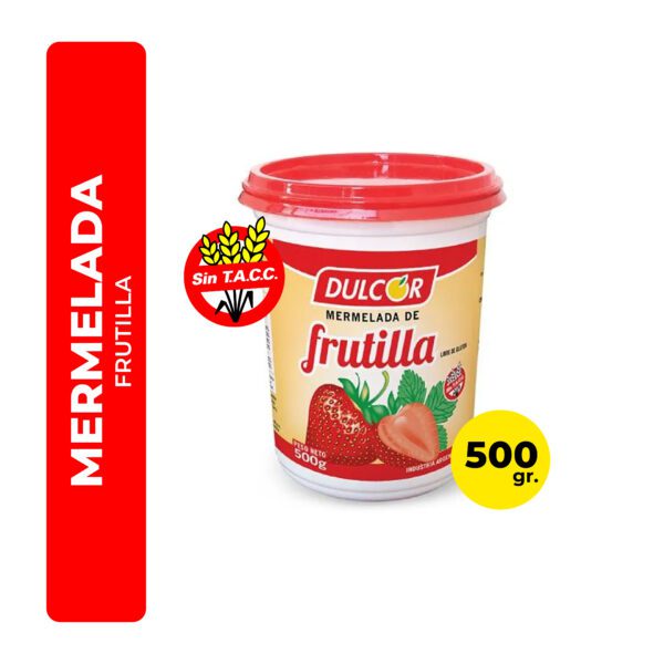 MERMELADA FRUTILLA DULCOR 500G