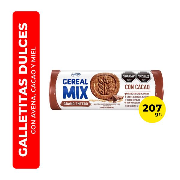 GALLETITAS CEREAL MIX CACAO 207G