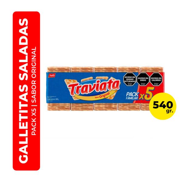 GALLETITAS TRAVIATA X5 540G