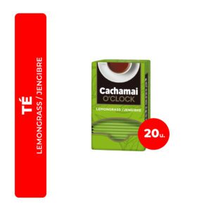 TÉ LEMONGRASS-JENGIBRE CACHAMAI 20U