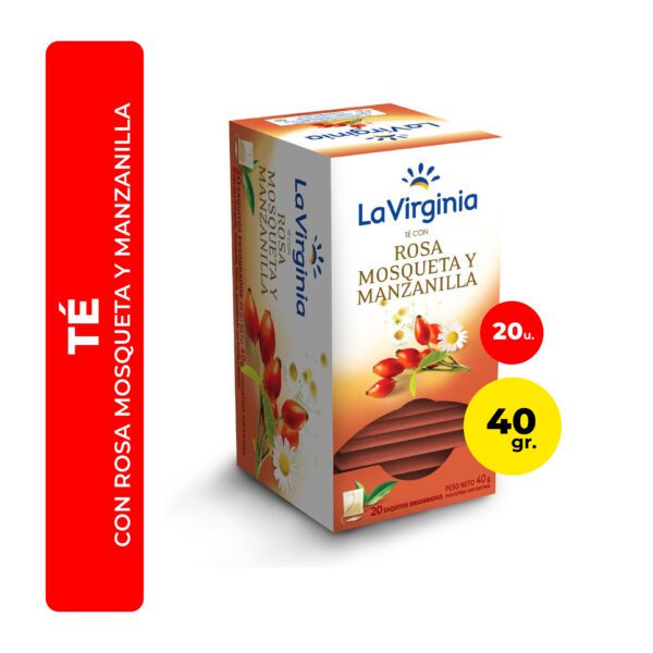 TE ROSA MOSQUETA Y MANZANILLA LA VIRGINIA 20U