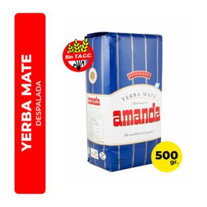 YERBA MATE AMANDA DESPALADA 500G