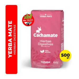 YERBA MATE CACHAMATE HIERBAS DIGESTIVAS 500G