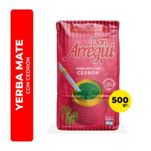 YERBA MATE DON ARREGUI CEDRÓN 500G