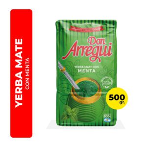 YERBA MATE DON ARREGUI MENTA 500G