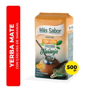 YERBA MATE MÁS SABOR NARANJA 500G