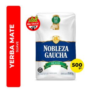 YERBA MATE NOBLEZA GAUCHA SUAVE 500G