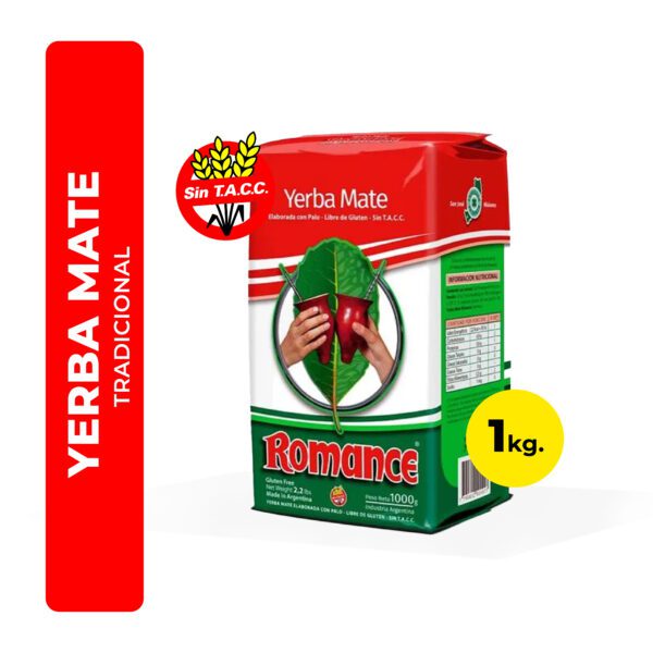 YERBA MATE ROMANCE TRADICIONAL 1K