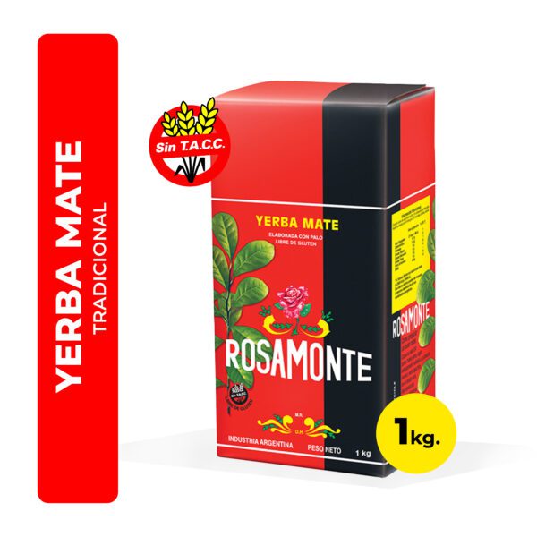 YERBA MATE ROSAMONTE TRADICIONAL 1K