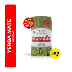 YERBA MATE AMANDA COMPUESTA POR HIERBAS 500G