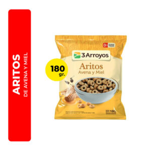 ARITOS DE AVENA Y MIEL 3 ARROYOS 180G