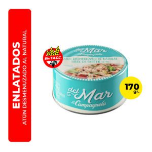 ATÚN DESMENUZADO AL NATURAL DEL MAR 170G
