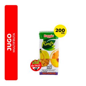 JUGO MULTIFRUTA BAGGIO 200ML