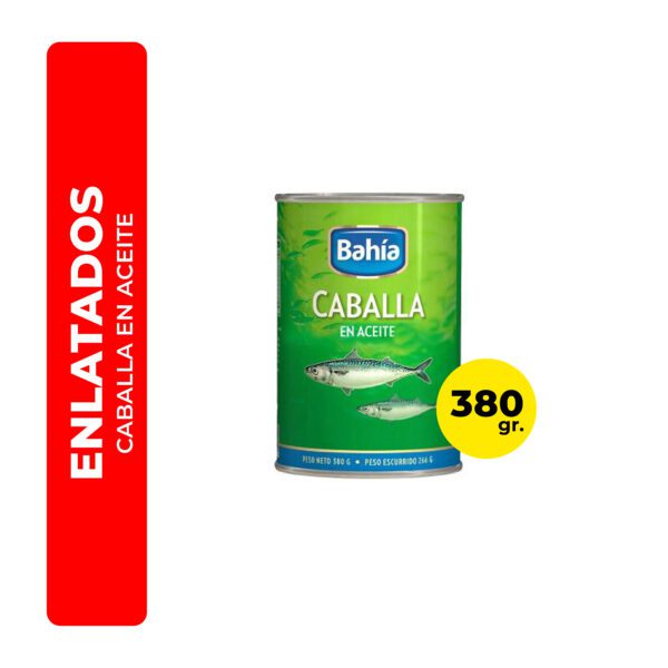 CABALLA EN ACEITE BAHÍA 380G