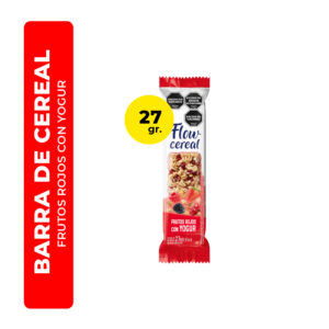 BARRA DE CEREAL FLOW CEREAL FRUTOS ROJOS Y YOGUR 27G