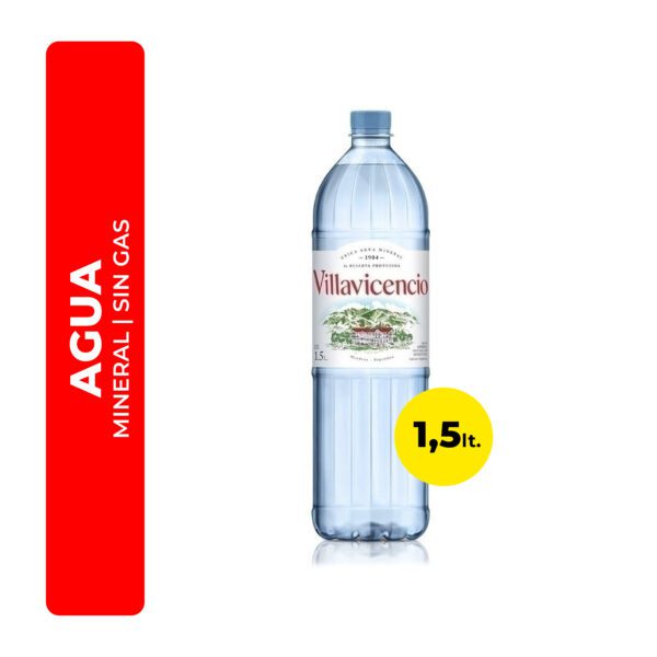 AGUA MINERAL VILLAVICENCIO 1,5L