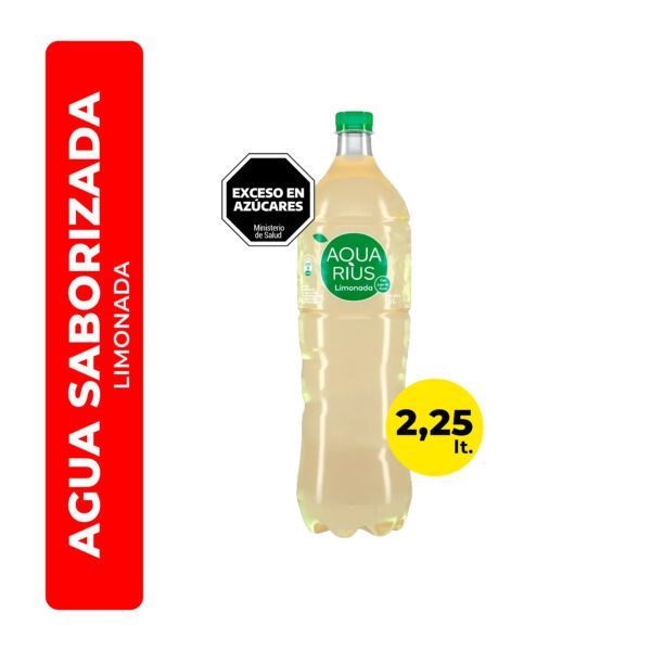 AGUA SABORIZADA AQUARIUS LIMONADA 2,25L