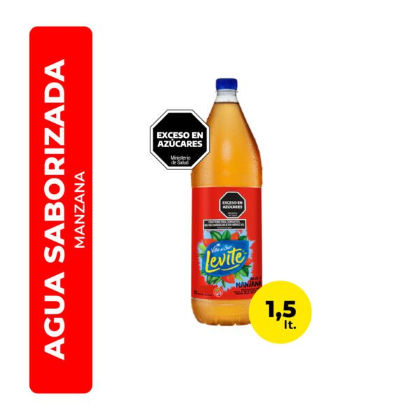 AGUA SABORIZADA LEVITE MANZANA 1,5L
