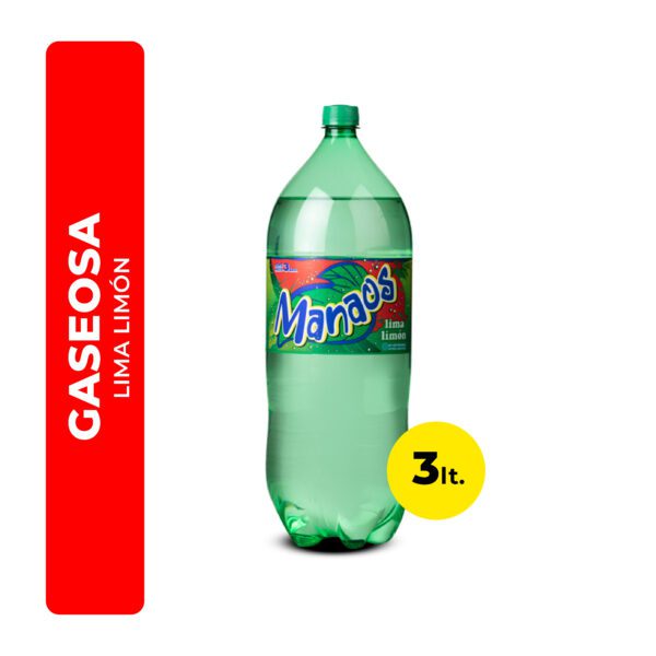 GASEOSA MANAOS LIMA LIMÓN 3L