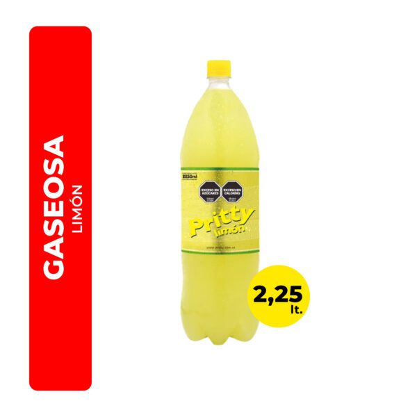 GASEOSA PRITTY LIMÓN 2,25L