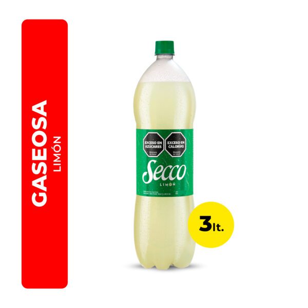 GASEOSA SECCO LIMÓN 3L