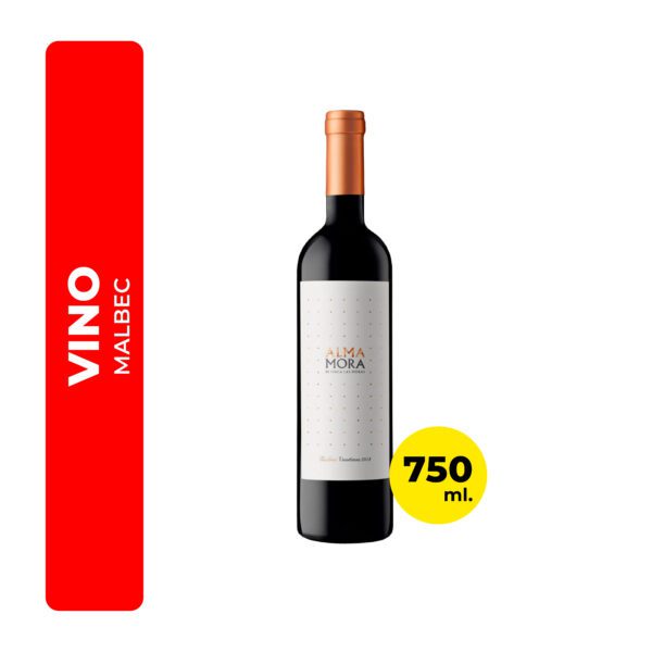 VINO ALMA MORA MALBEC 750ML