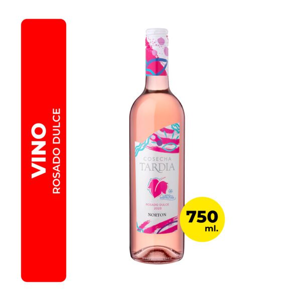 VINO COSECHA TARDÍA ROSADO DULCE 750ML