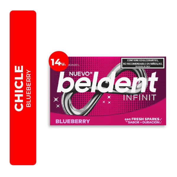 CHICLE BELDENT INFINIT BLUEBERRY 14U