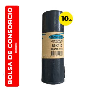 BOLSAS DE CONSORCIO/RESIDUOS RENDIDOR 80X110 10U