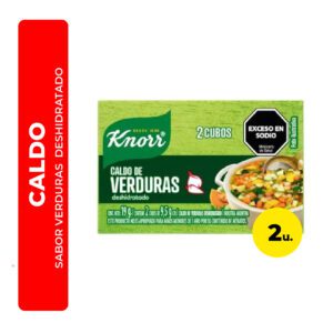 CALDO SABOR VERDURAS KNORR 2U