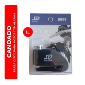 CANDADO TRABA DISCO CON ALARMA