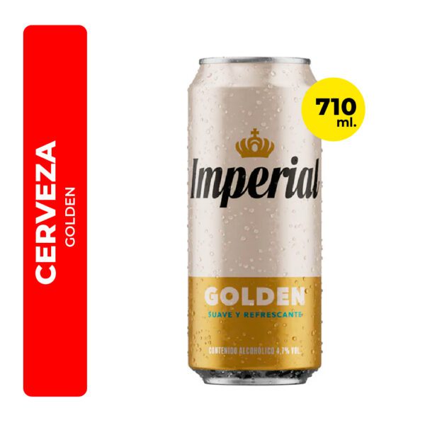 CERVEZA IMPERIAL GOLDEN 710ML